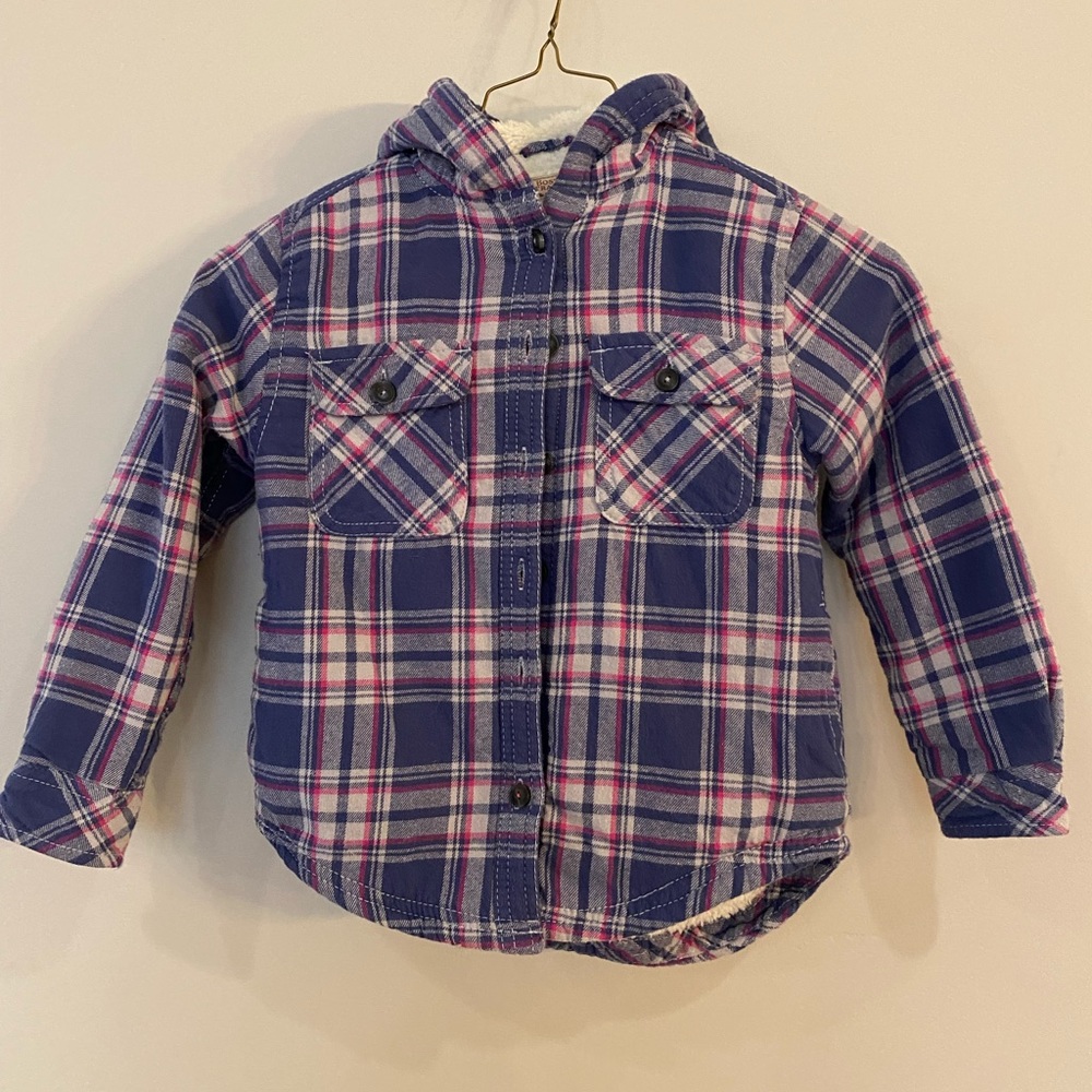 Boston Traders Flannel/Fleece jacket, size 5/6